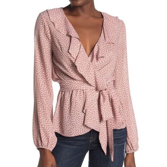 Maxstudio Wrap Blouse
